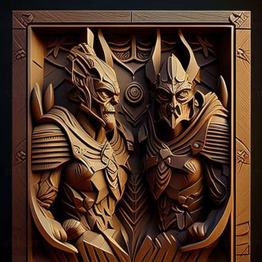 3D модель Игра Dragon Age Golems of Amgarrak (STL)